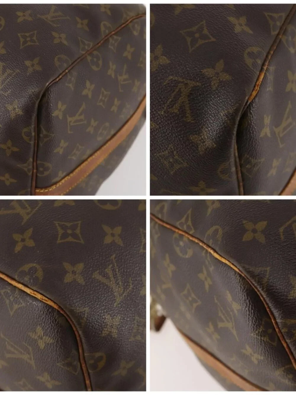 LOUIS VUITTON Monogram Keepall Bandouliere 55 Boston Bag M41414 LV Auth BA10979
